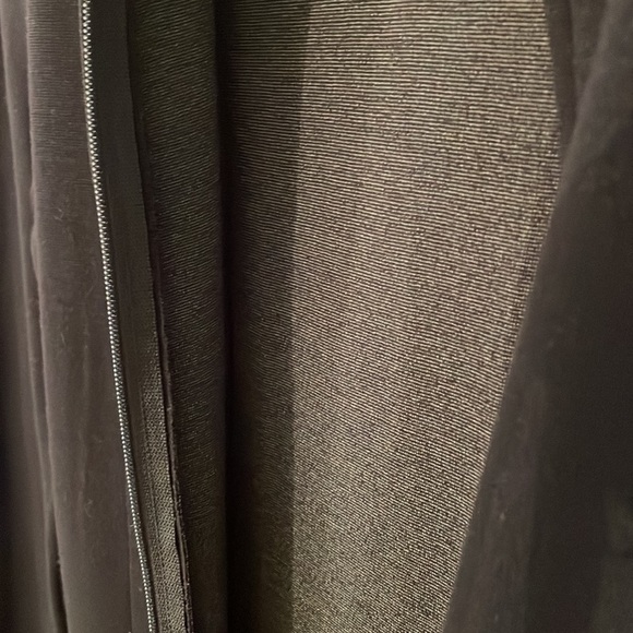 Vintage Maggy London Very Fitted Front Slit Navy Blue Classic Elegant Dress - Picture 7 of 9